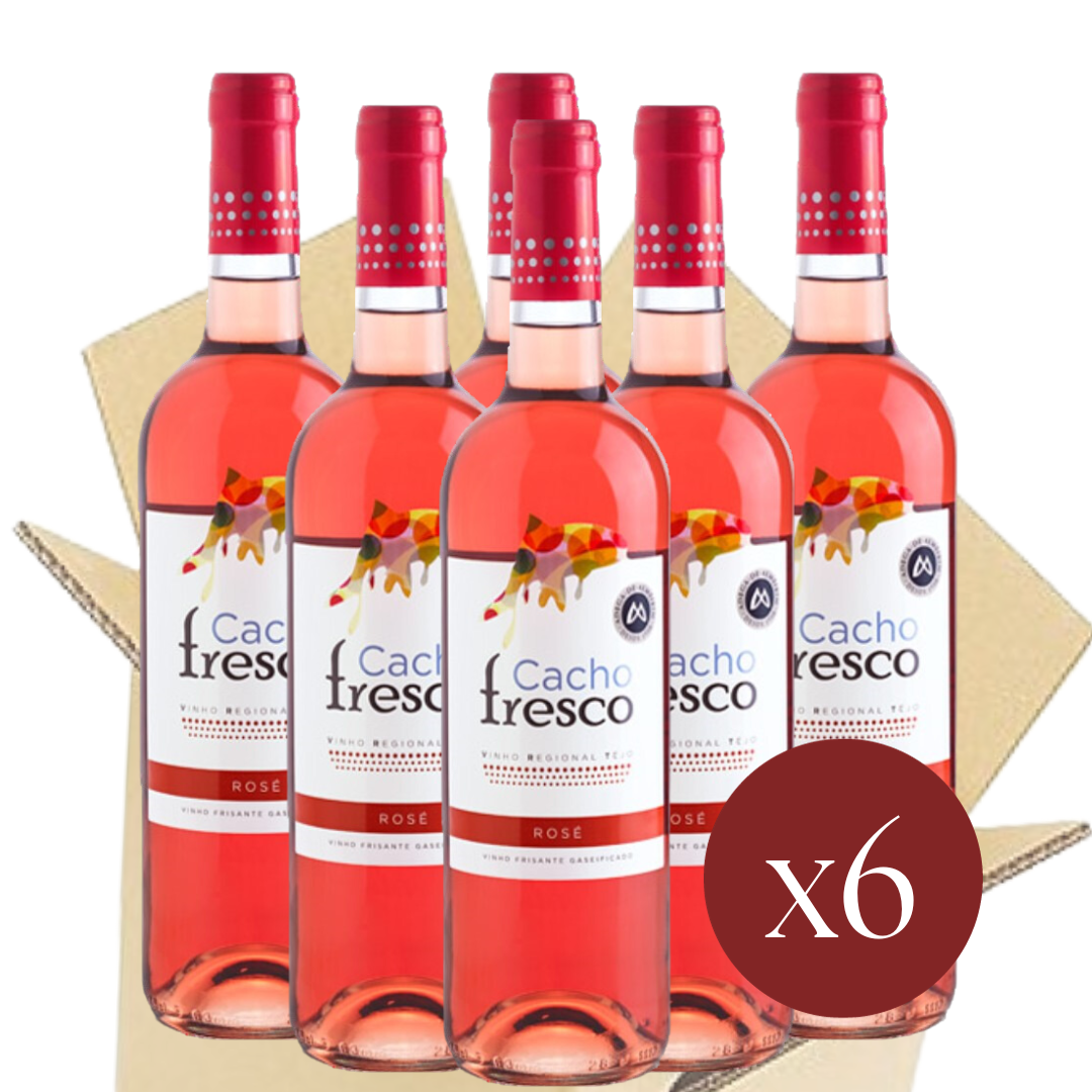 Vinho Rosé - Cacho Fresco | CAIXA 6 Garrafas